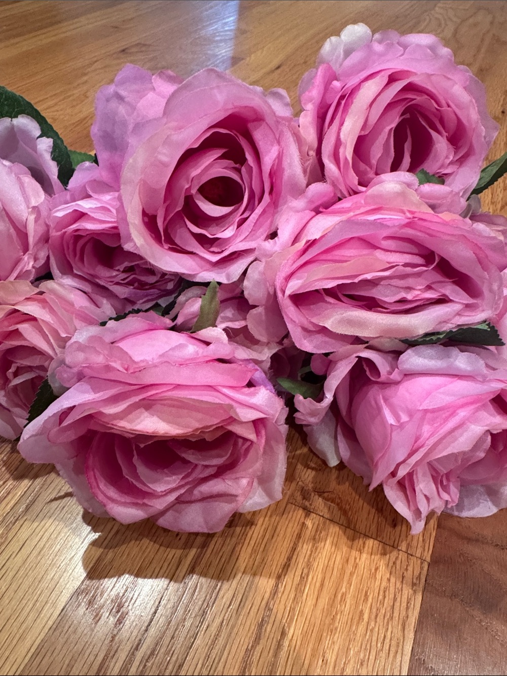 Michaels Pink Faux Rose Bouquet - Soft Pink Blossoms — 2 pack